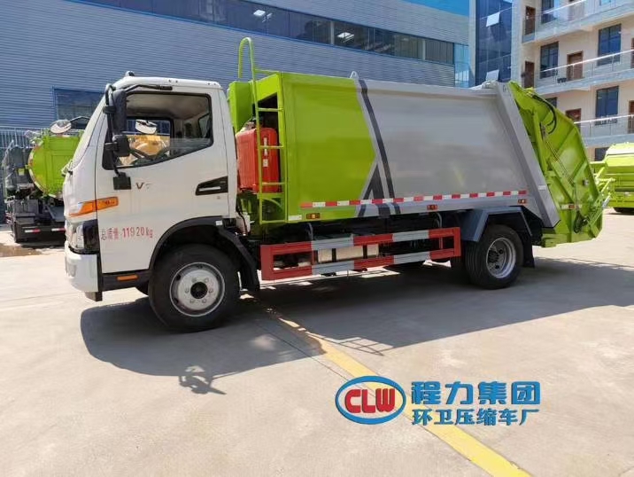 國(guó)六8立方江淮V7 壓縮垃圾車(chē)